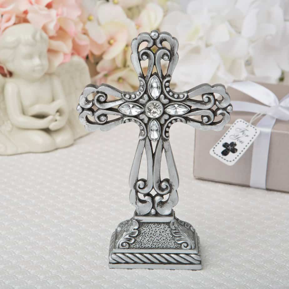 Pewter Cross Center Piece