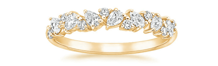 Olivetta Diamond Wedding Band